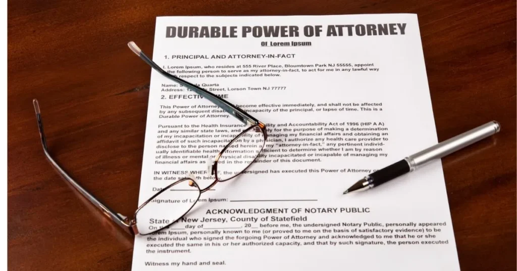 Durable Power of Attorney