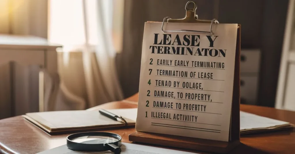 Legal Grounds for Early Termination by a Landlord